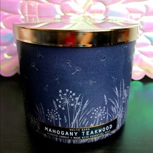 BBW 3 wick candle Mahogany Teakwood